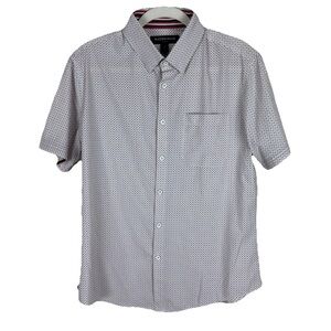 Mizzen + Main Lightweight Leeward Short Sleeve Button Shirt Trim Fit Men’s Sz M